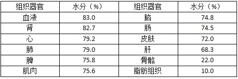 七大营养素——水