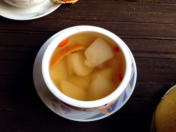 春季干燥易咳嗽 陈皮梨汤止咳润肺
